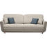 DREISITZER-SOFA Webstoff Naturfarben - Anthrazit/Naturfarben, Design, Holz/Textil (235/87/98cm) - Hom`in DREISITZER-SOFA Webstoff Naturfarben - Anthrazit/Naturfarben, Design, Holz/Textil (235/87/98cm) - Hom`in