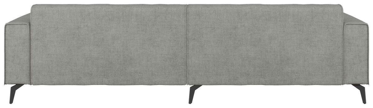 ECKSOFA  in Hellbraun  190/295 cm  - Hellbraun/Schwarz, MODERN, Textil/Metall (190/295cm) - Carryhome