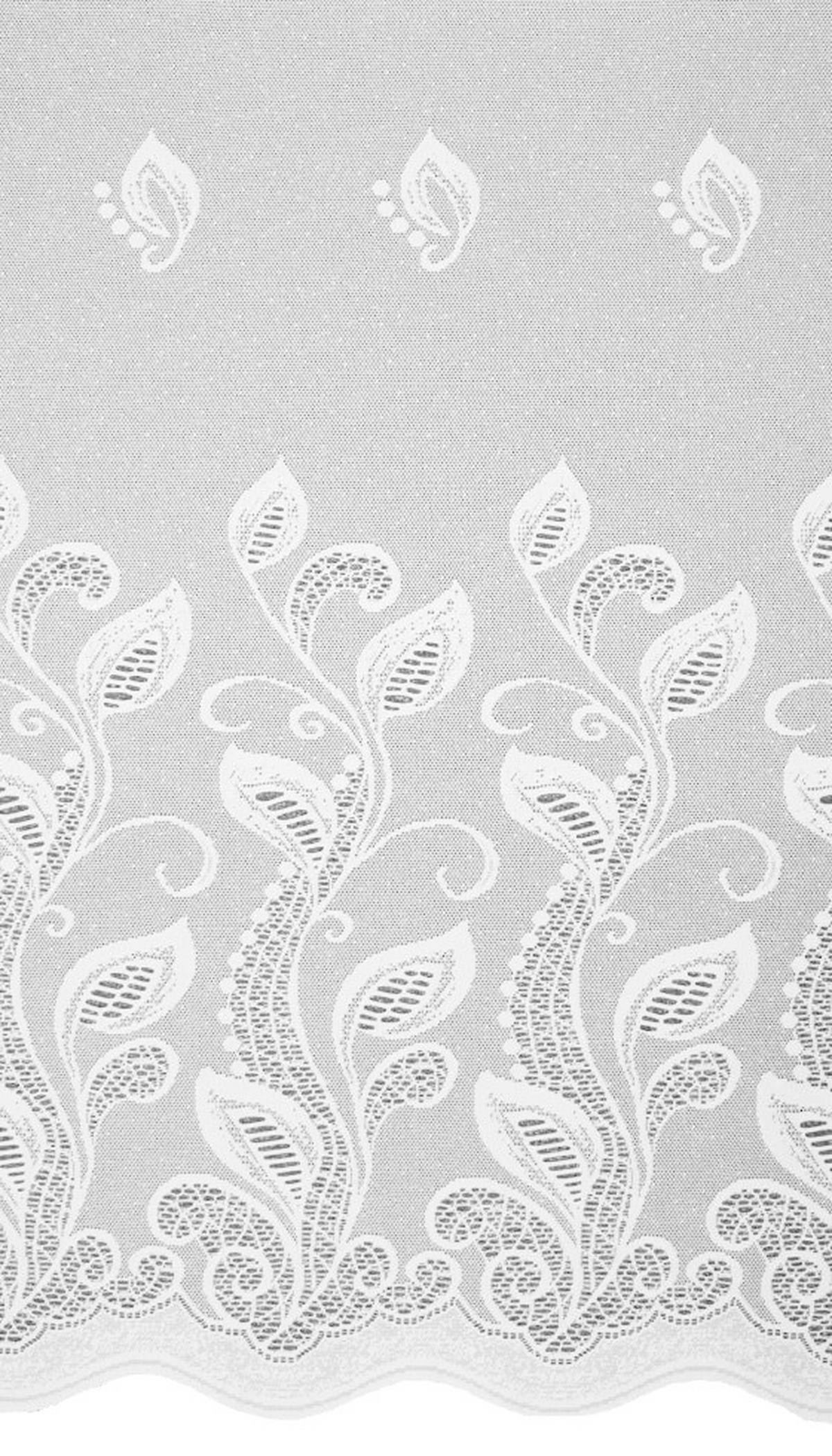 FERTIGSTORE  halbtransparent  500/145 cm   - Weiß, KONVENTIONELL, Textil (500/145cm)