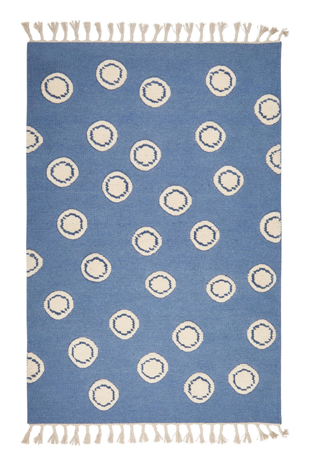 KINDERTEPPICH Happy Rugs  - Blau/Naturfarben, Trend, Textil (160/230cm)