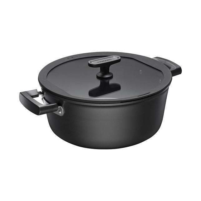 LONEC  HARD FACE  5 l  kovina  24 cm  - črna, Basics, kovina (24cm) - Fiskars