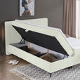 BOXBETT 160/200 cm  in Weiß  - Schwarz/Weiß, Design, Holz/Holzwerkstoff (160/200cm) - Xora