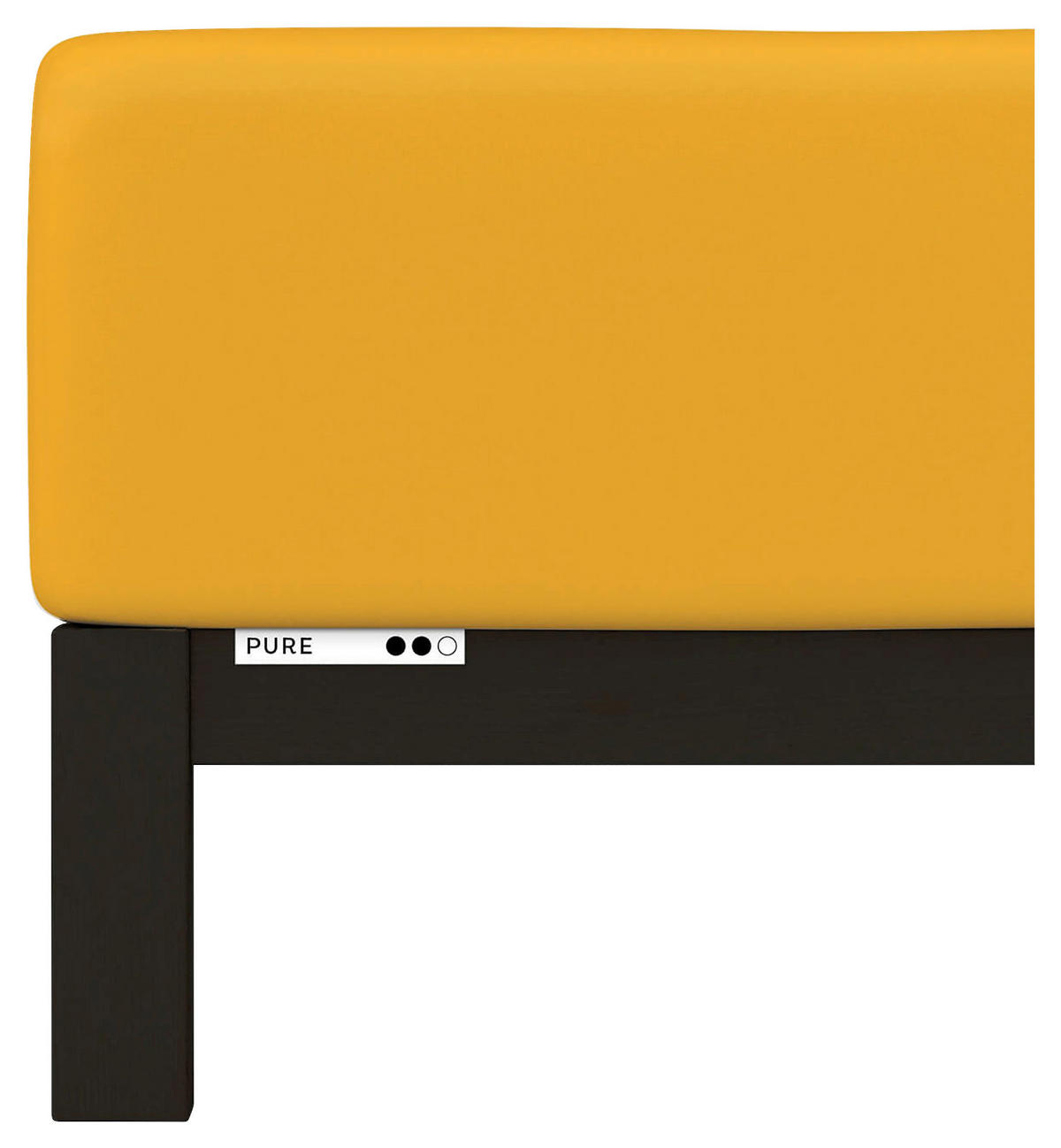 BOXSPRING-SPANNLEINTUCH 90-100/190-220 cm Jersey  - Currygelb, Basics, Textil (90-100/190-220cm) - Schlafgut