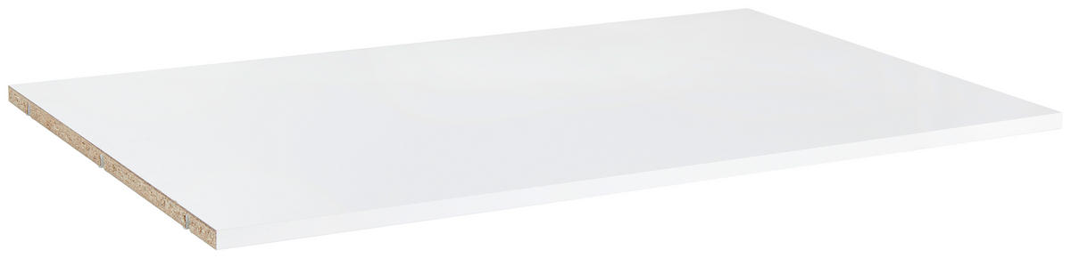 EINLEGEBODEN 87/1,6/49 cm   - Weiß Hochglanz/Weiß, Basics, Holzwerkstoff (87/1,6/49cm) - Jimmylee