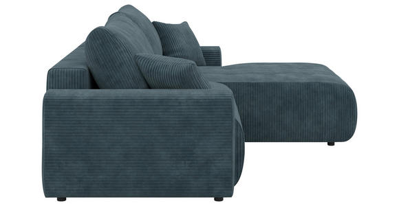 ECKSOFA  in Webstoff Petrol  - Petrol/Schwarz, KONVENTIONELL, Kunststoff/Textil (270/192cm) - Carryhome