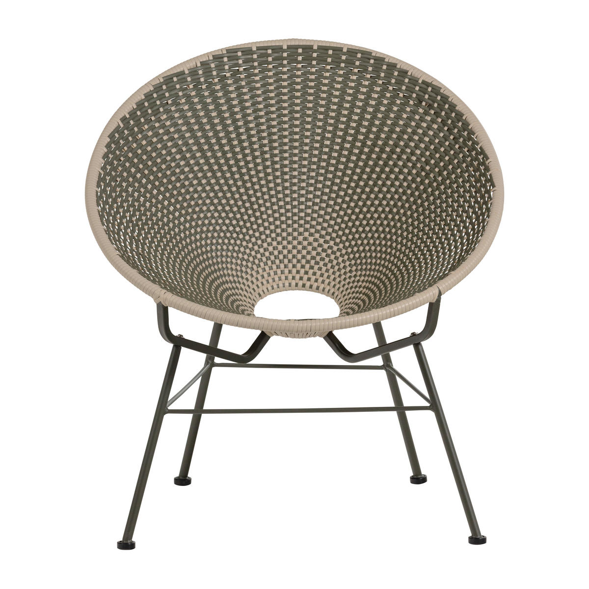 GARTENSESSEL Metall, Kunststoff Grün  - Grün, MODERN, Kunststoff/Metall (73/81/71cm) - Livetastic