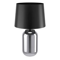 TISCHLEUCHTE 35/61 cm   - Schwarz, Basics, Glas/Metall (35/61cm)