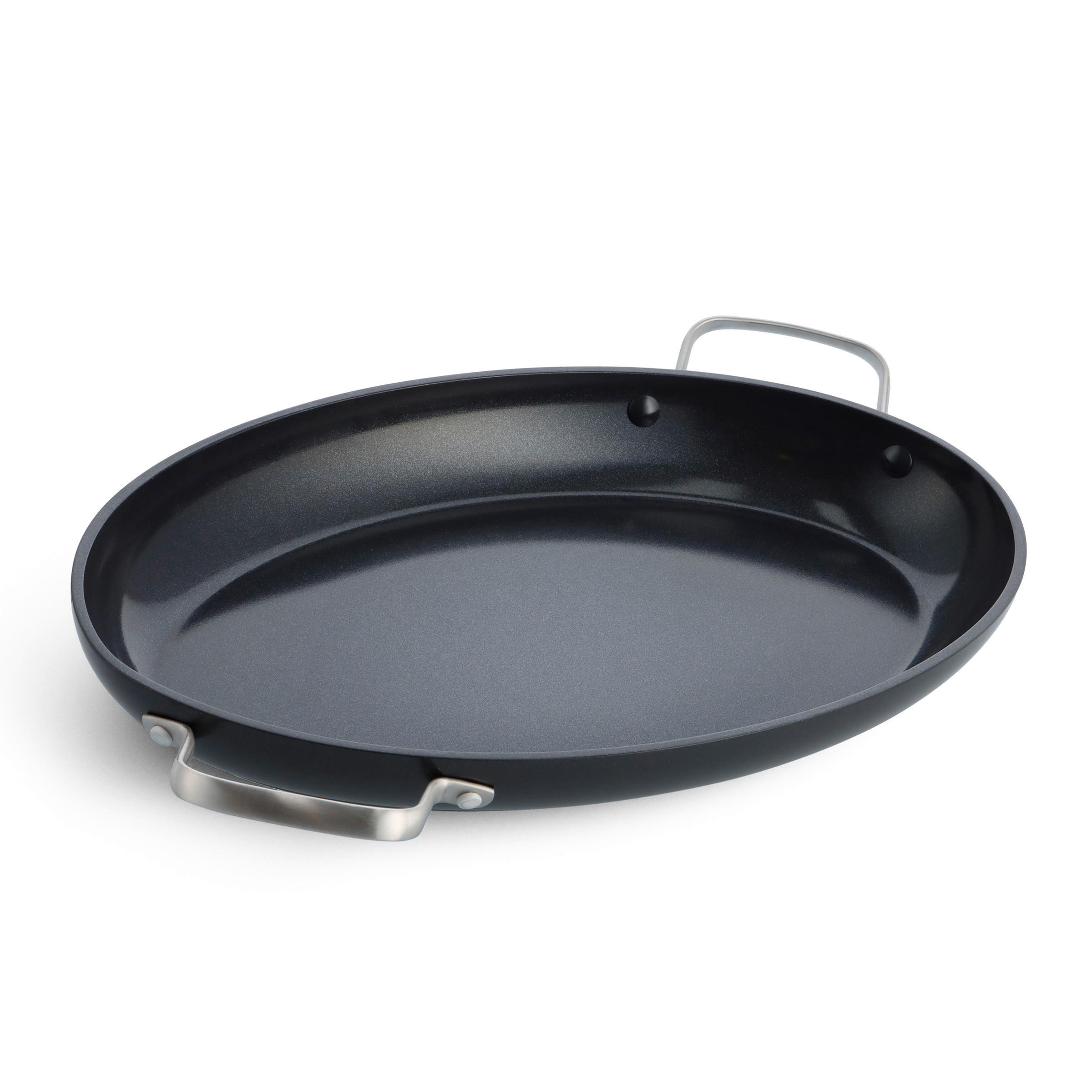 FISCHPFANNE Copenhagen Keramikbeschichtung 40 cm  - Schwarz, Basics, Metall (40cm) - GreenPan