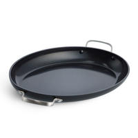 FISCHPFANNE 40 cm  - Schwarz, Basics, Metall (40cm) - GreenPan