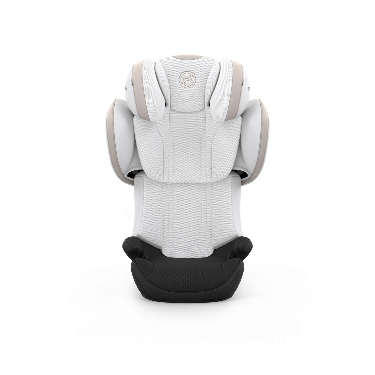 KINDERAUTOSITZ Solution S Style Off White  - Weiß, Basics, Kunststoff/Textil (42/49,5/61cm) - cybex PLATINUM