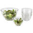 SCHÜSSELSET Glas 7-teilig - Transparent, Basics, Glas - LEONARDO