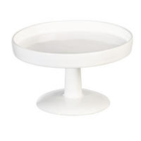 TORTENPLATTE   - Weiss Hochglanz, Basics, Keramik (28/14,5cm) - ASA