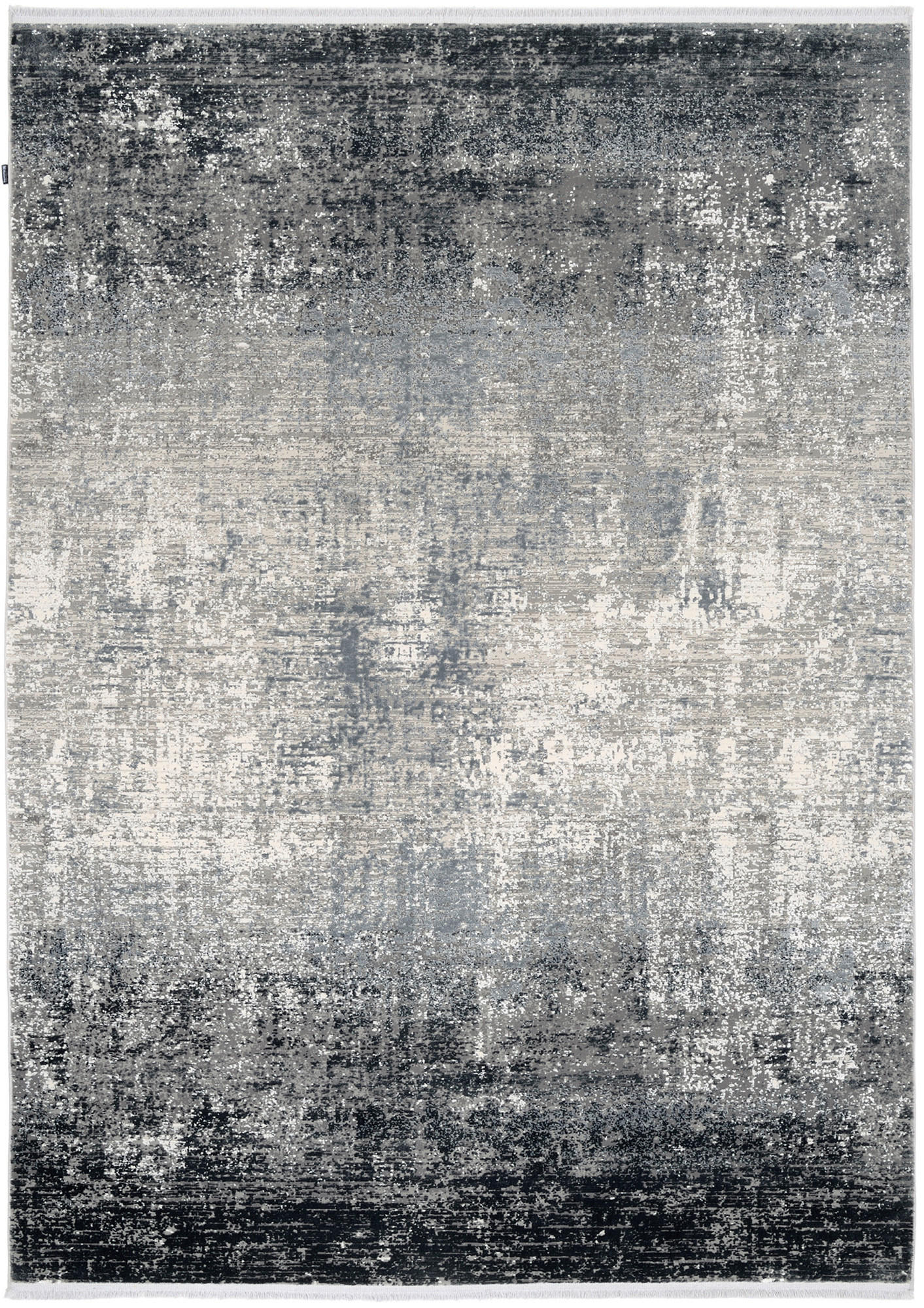 Musterring Handwebteppich Grau 140x200 cm