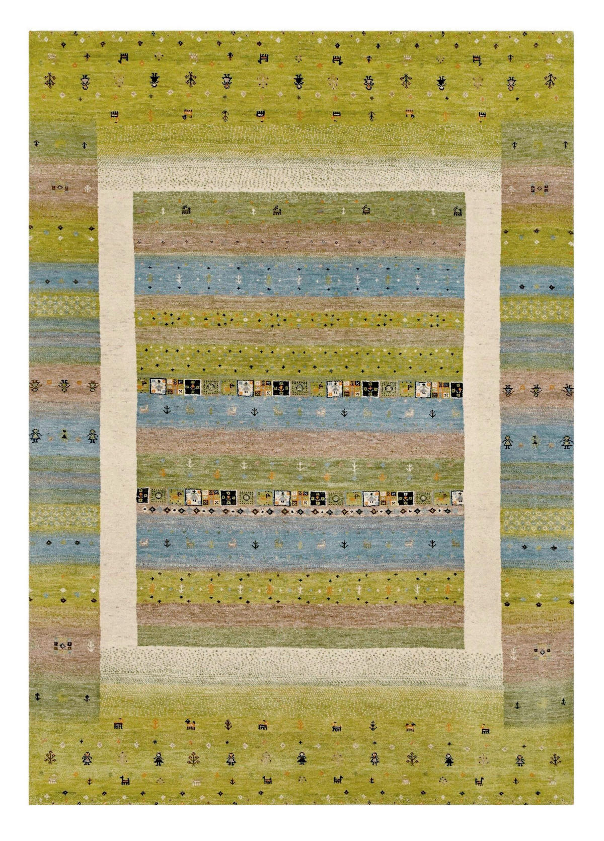 ORIENTTEPPICH 120/180 cm Childhood Memories Olivgrün  - Olivgrün, LIFESTYLE, Textil (120/180cm) - Cazaris