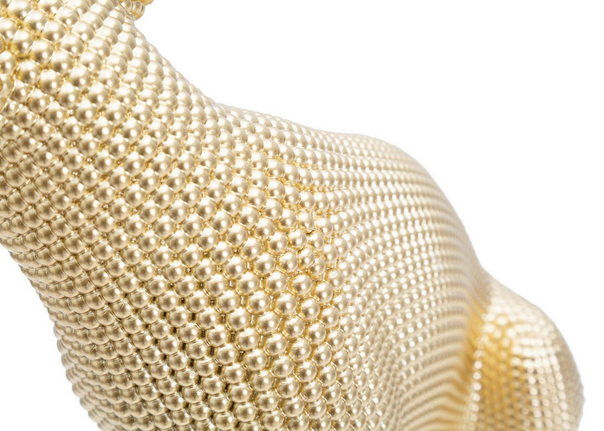 SKULPTUR - Goldfarben, Basics, Kunststoff (23/29/15.5cm)