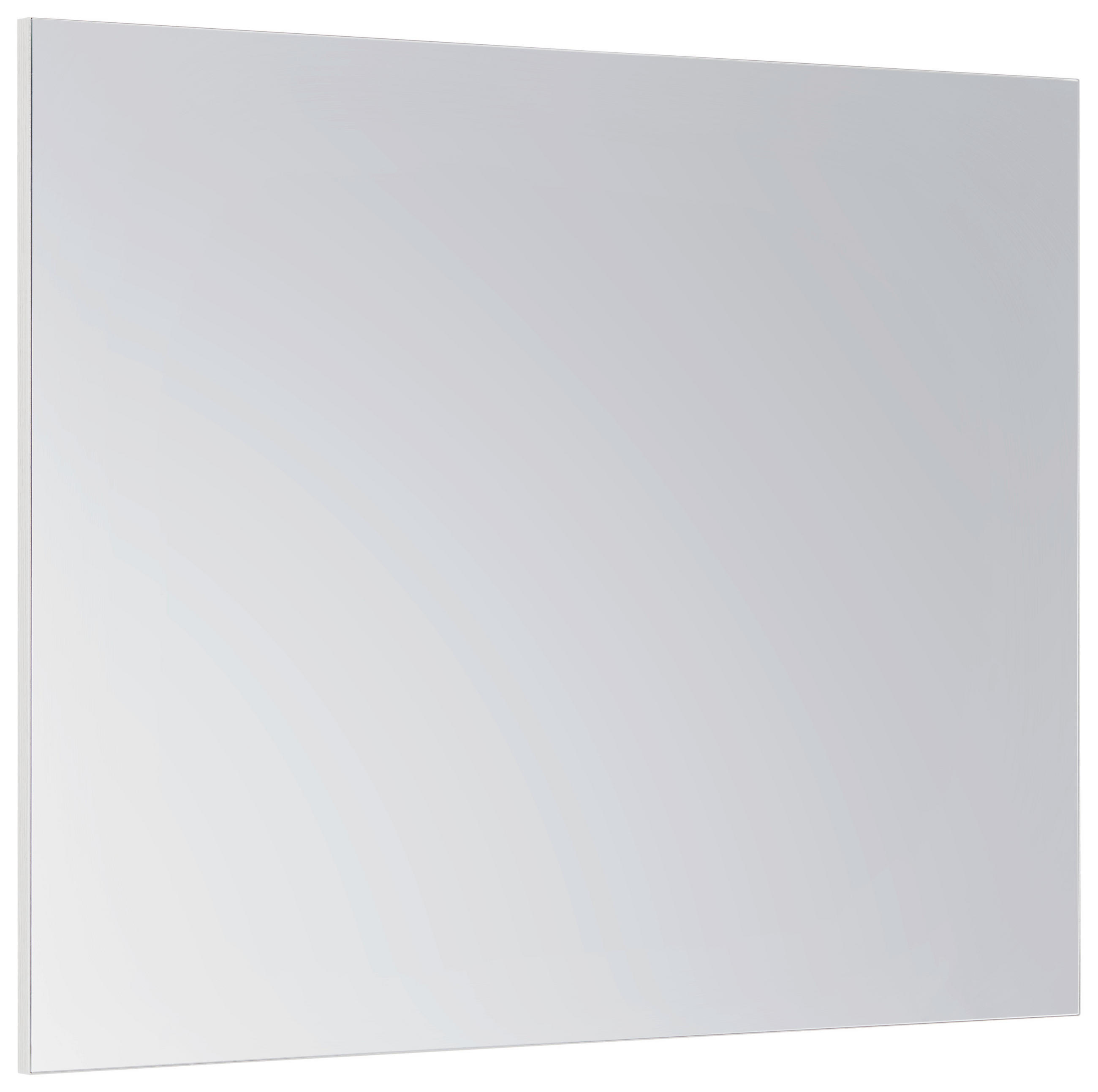 WANDSPIEGEL 80/65/2 cm  - Weiss, Design, Glas/Holzwerkstoff (80/65/2cm) - Xora