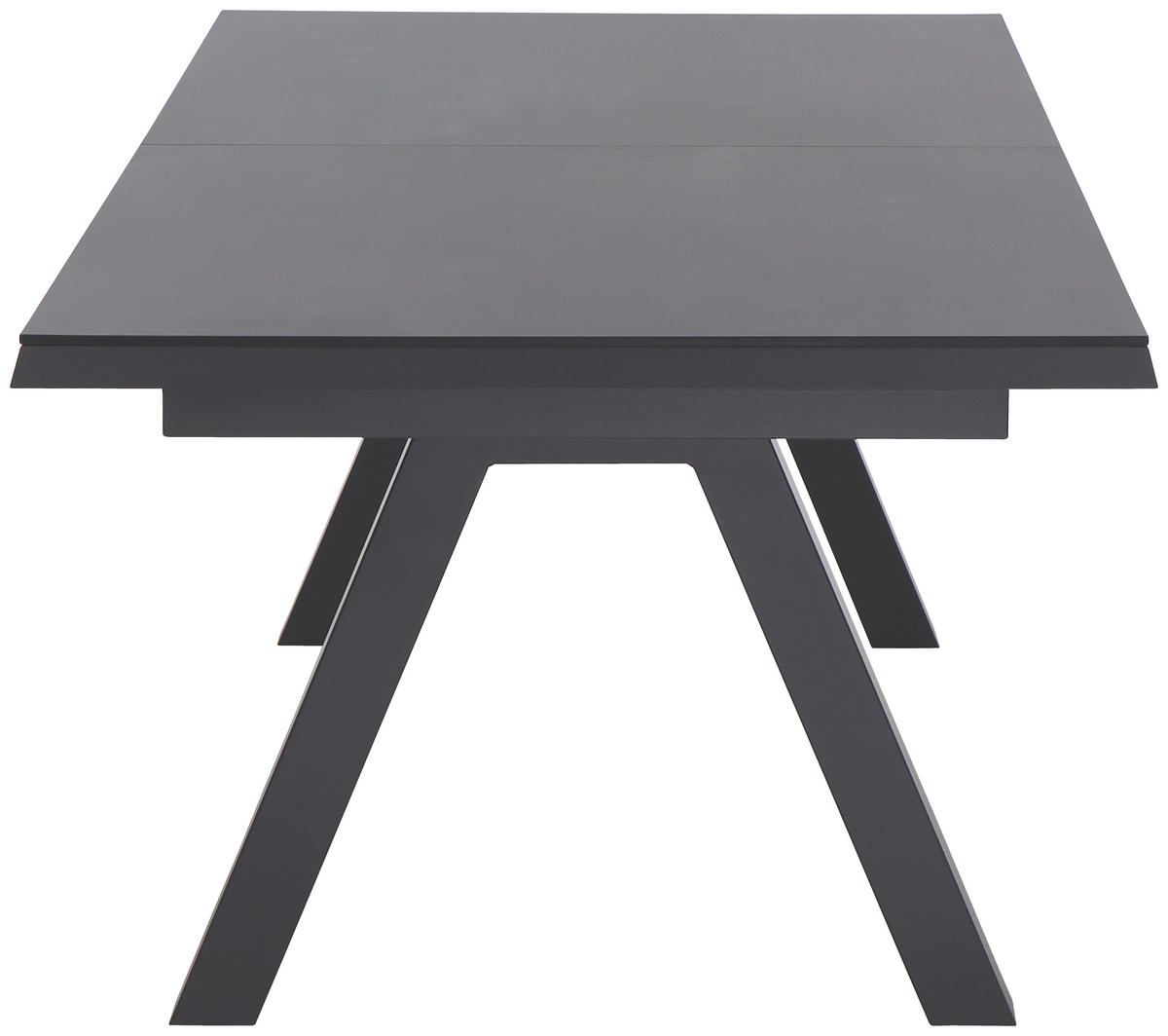 GARTENTISCH 200-260/100/77 cm Metall rechteckig  - Anthrazit/Graphitfarben, Basics, Kunststoff/Metall (200-260/100/77cm) - Siena Garden