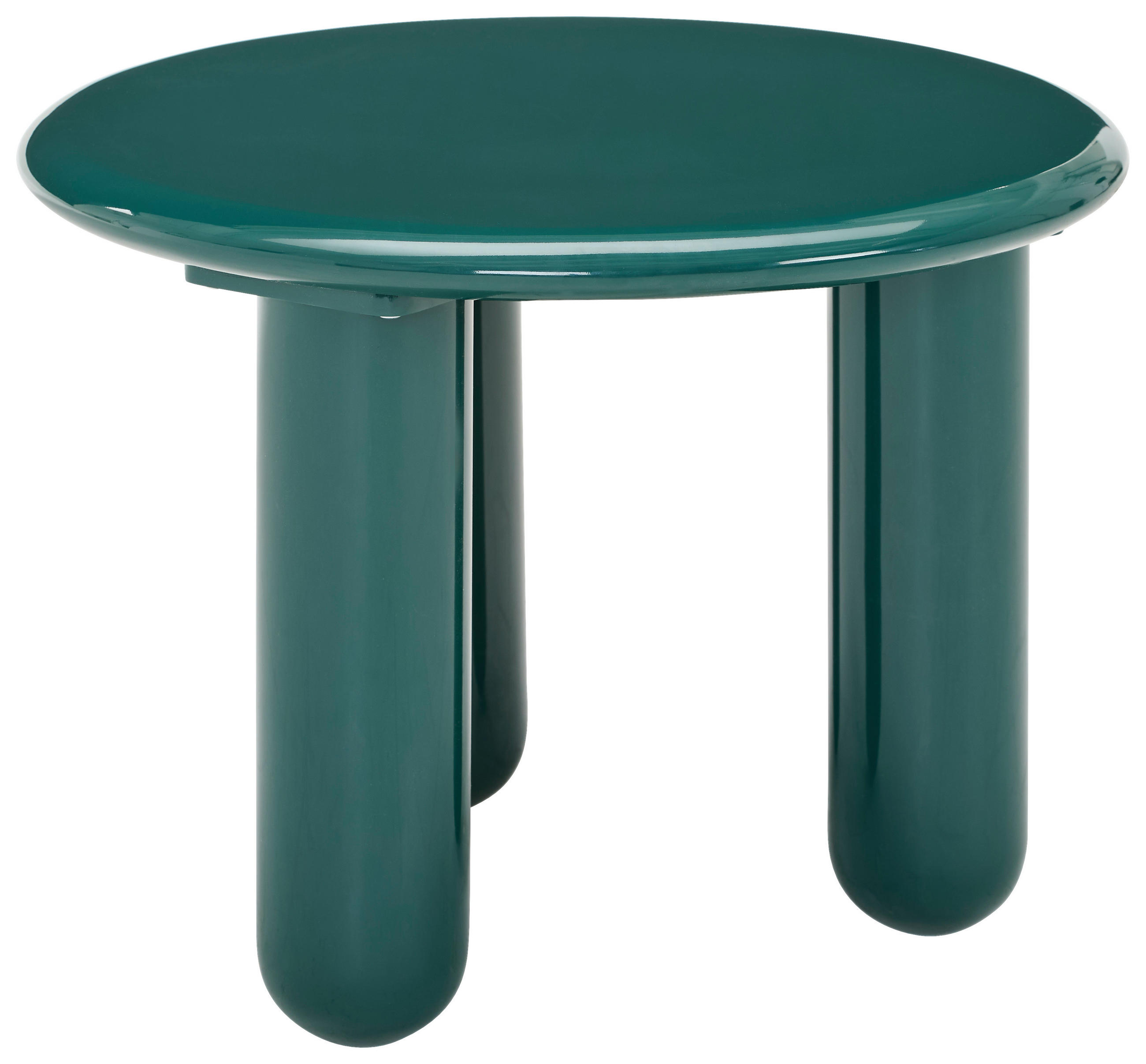 BEISTELLTISCH 60/60/45 cm Dunkelgrün rund  - Dunkelgrün, Design, Holzwerkstoff (60/60/45cm) - Novel
