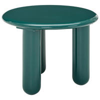 BEISTELLTISCH 60/60/45 cm Dunkelgrün rund  - Dunkelgrün, Design, Holzwerkstoff (60/60/45cm) - Novel