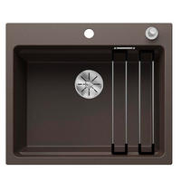 SPÜLE 524538  - Braun, Basics, Stein (60/22/51cm) - Blanco