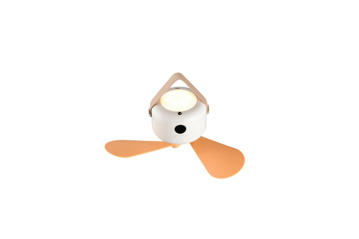 DECKENVENTILATOR - Braun/Weiß, Design, Kunststoff (27/9cm)