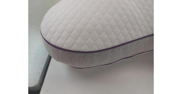 KISSEN 55/46 cm - Weiß/Grau, Basics, Textil (55/46cm) - Sleeptex