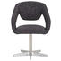 STUHL in Metall, Textil Anthrazit, Schwarz, Edelstahlfarben - Edelstahlfarben/Anthrazit, Design, Textil/Metall (60/88/60cm) - Dieter Knoll STUHL in Metall, Textil Anthrazit, Schwarz, Edelstahlfarben - Edelstahlfarben/Anthrazit, Design, Textil/Metall (60/88/60cm) - Dieter Knoll