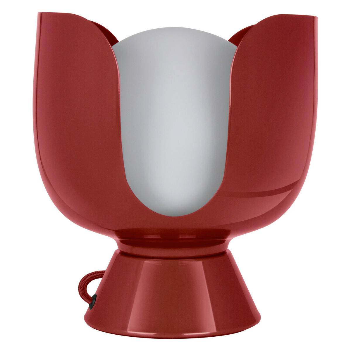 TISCHLEUCHTE 20/21 cm   - Dunkelrot, Basics, Metall (20/21cm) - Osram