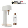 WASSERSPRUDLER RUBY2 WHITE/COPPER  - Roségold/Weiß, Basics, Metall (24/14/41cm) - mysoda