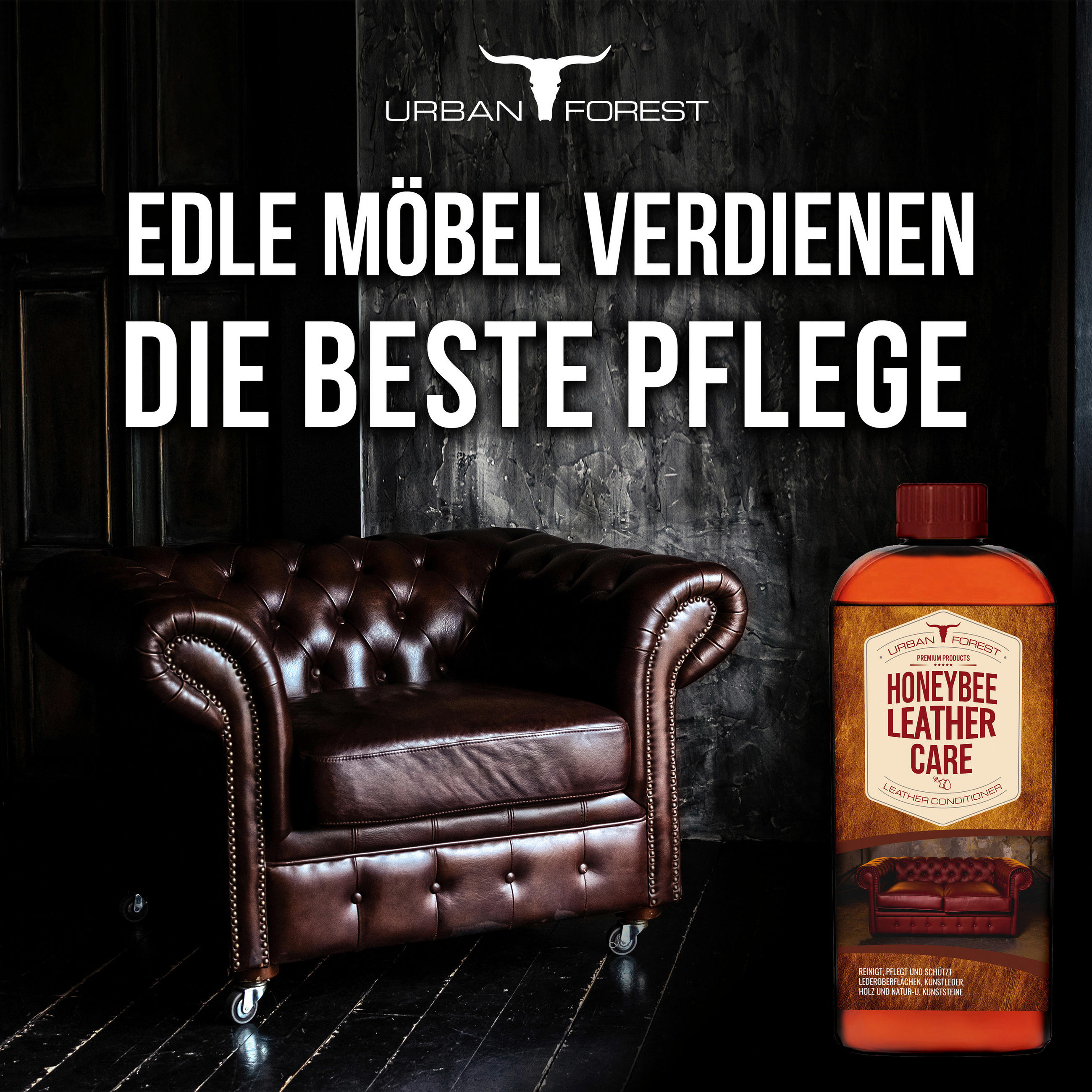 LEDERÖL - Basics, Kunststoff (500ml) - Urban Forest