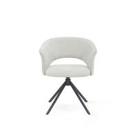 ARMLEHNSTUHL  in Stahl Chenille  - Beige/Schwarz, Basics, Textil/Metall (61,5/78,5/59cm) - Tom Tailor