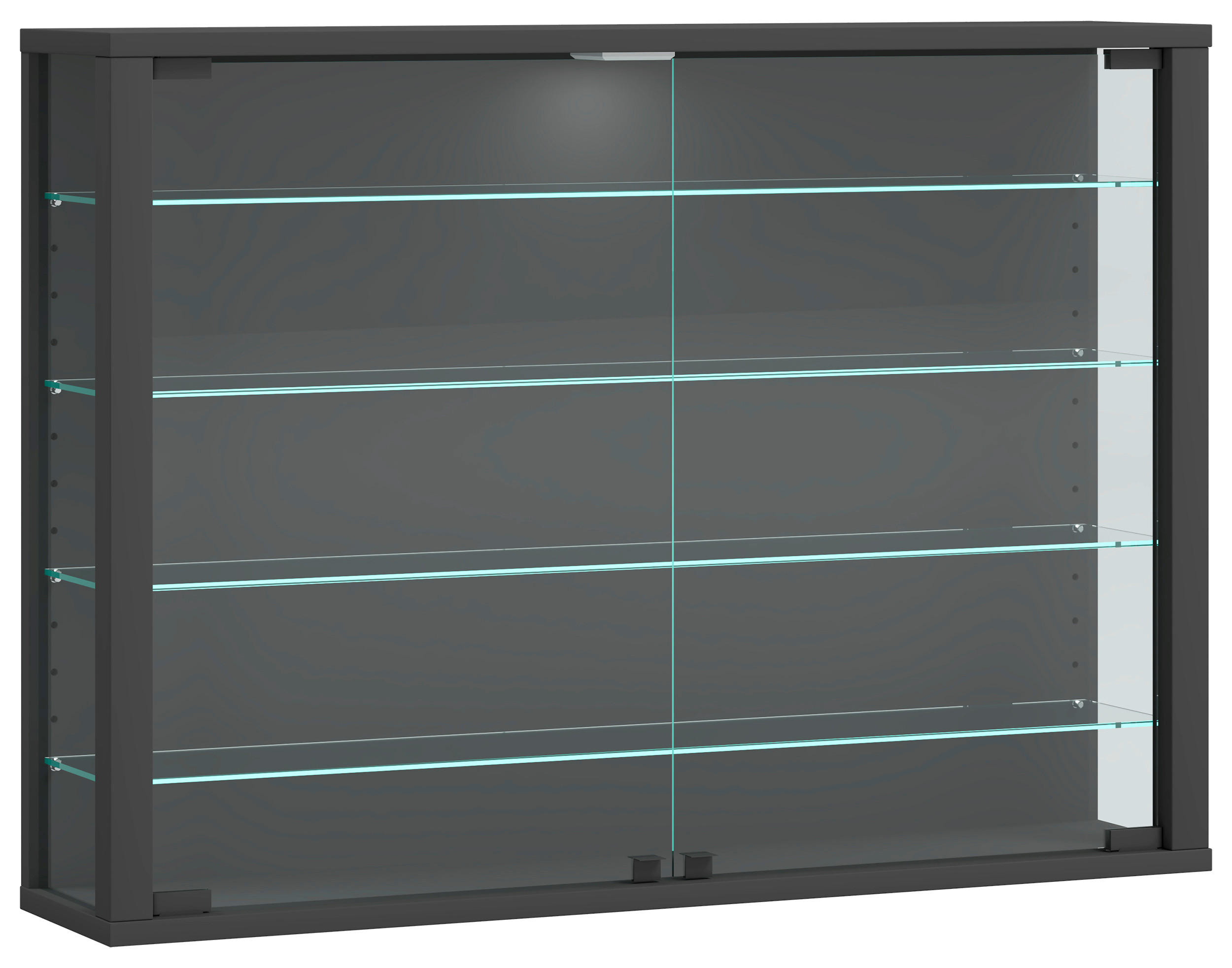 HÄNGEVITRINE Vitrosa in Anthrazit  - Anthrazit, Design, Glas/Holzwerkstoff (83/60/18cm) - MID.YOU