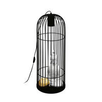 STOLNÍ LAMPA, E27, 27,5/72 cm  - černá, Design, kov (27,5/72cm) - Eglo