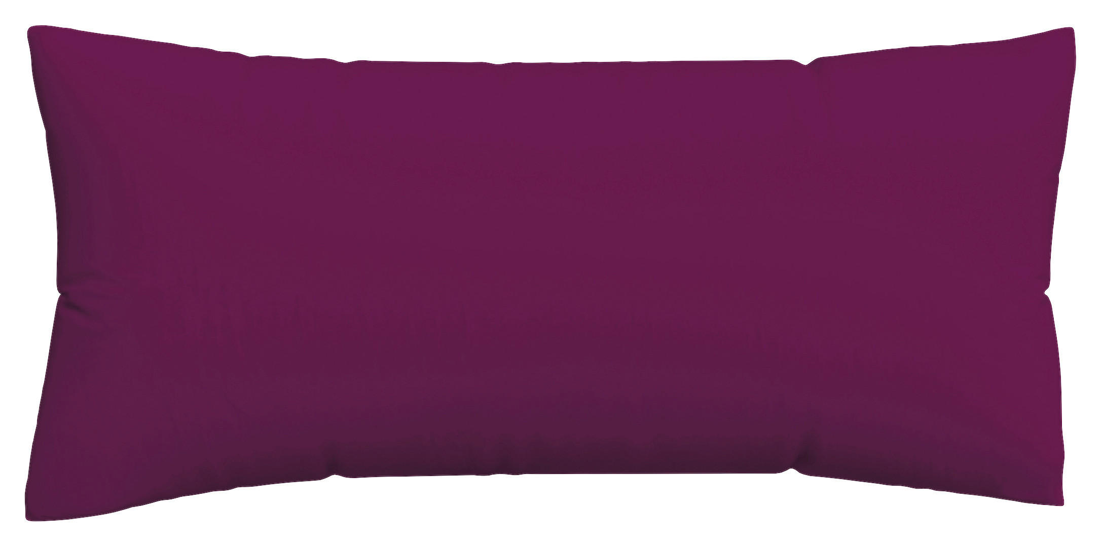 KOPFKISSENBEZUG WOVEN SATIN 40/80 cm  - Violett, Basics, Textil (40/80cm) - Schlafgut