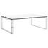 COUCHTISCH in Metall, Glas 120/80/38 cm - Klar/Grau, Design, Glas/Metall (120/80/38cm) - Rolf Benz COUCHTISCH in Metall, Glas 120/80/38 cm - Klar/Grau, Design, Glas/Metall (120/80/38cm) - Rolf Benz