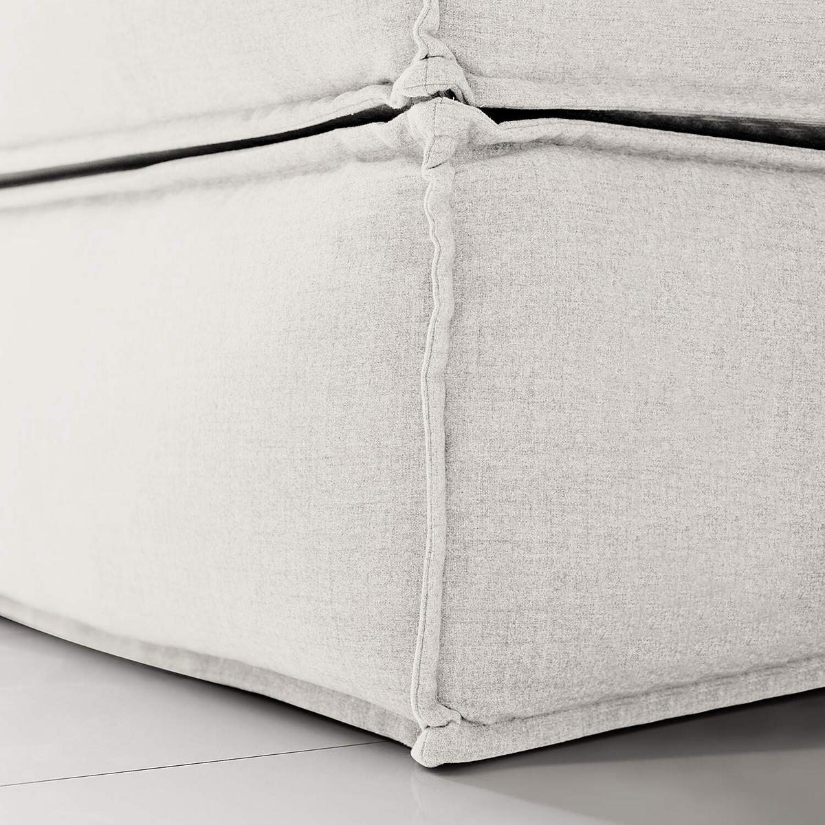 BOXSPRINGBETT 240/200 cm  in Creme  - Creme, Design, Textil (240/200cm) - home24