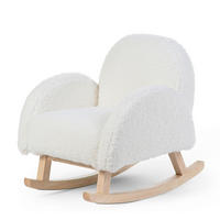 KINDER-SCHAUKELSTUHL - Buchefarben/Weiß, Basics, Holz/Kunststoff (55/54/47cm) - Childhome