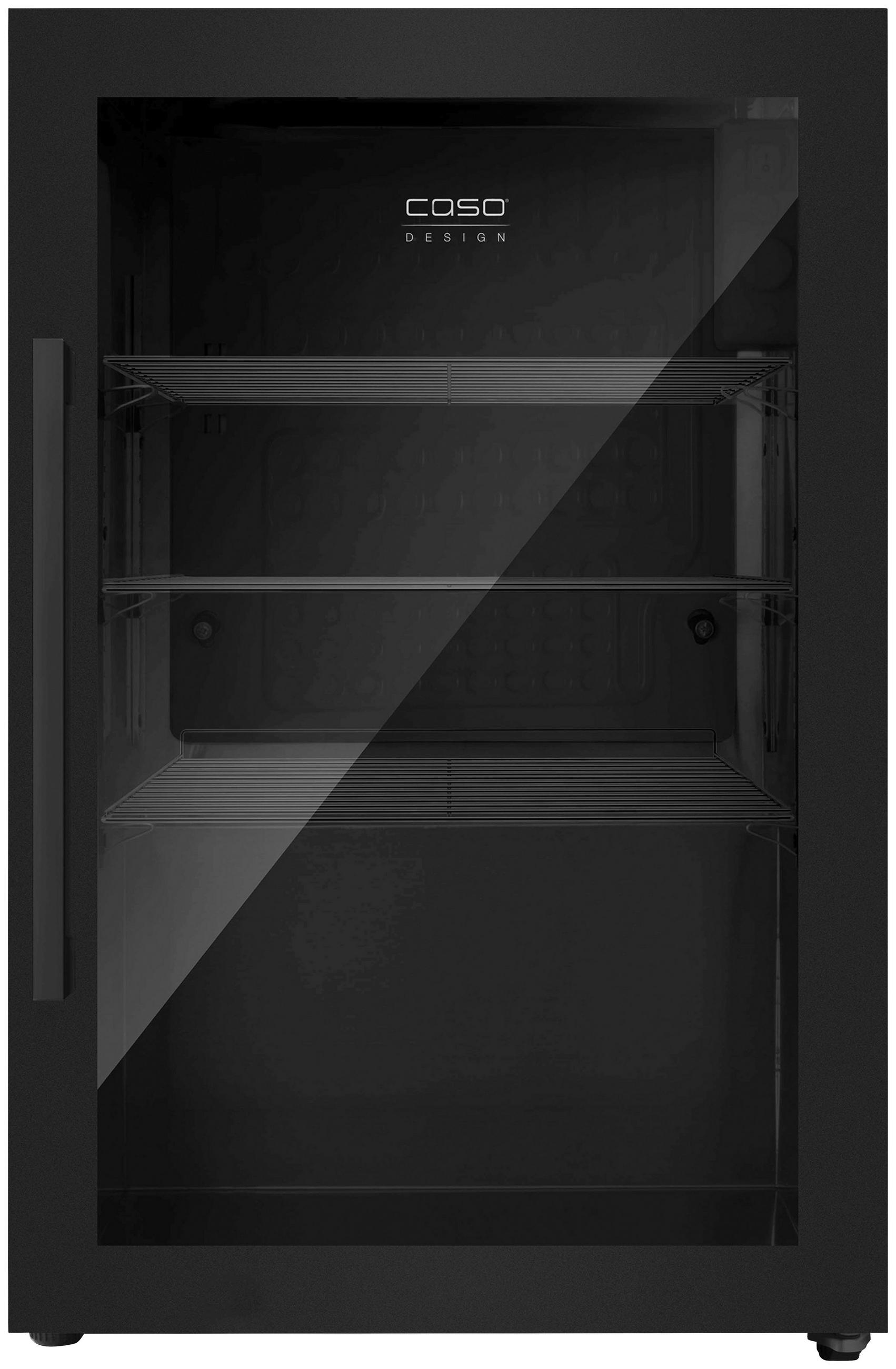 Caso Design Getränkekühlschrank Schwarz 43x68x55.5 cm