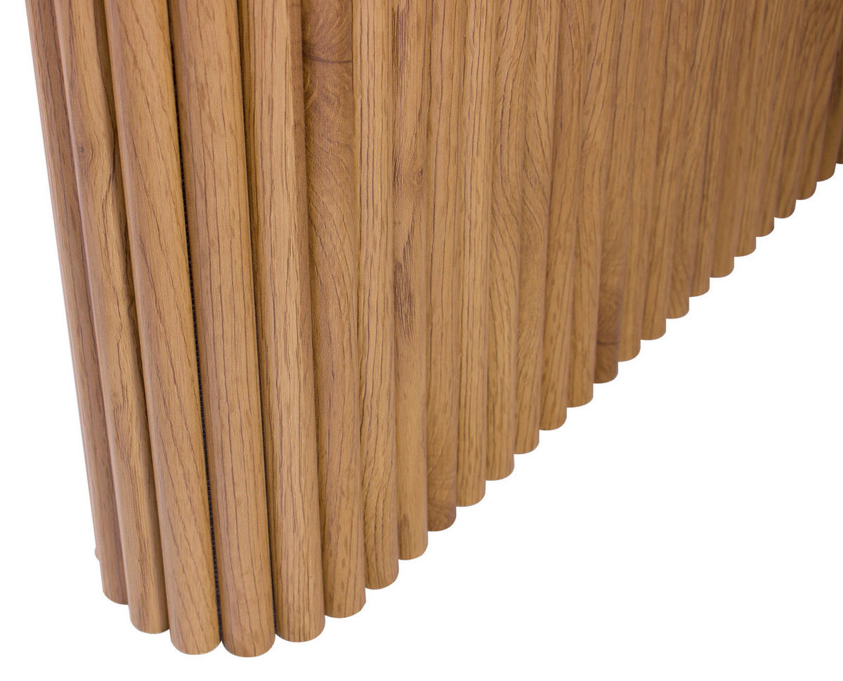 ESSTISCH 200/100/75 cm Nachbildung  Holzwerkstoff oval Eiche Artisan  - Eiche Artisan, MODERN, Holzwerkstoff (200/100/75cm) - MID.YOU