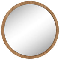 WANDSPIEGEL Eiche  - Eichefarben, Natur, Glas/Holz (40/40/2cm)
