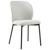 STUHL Leinenoptik Schwarz, Beige Pappel Sperrholz  - Beige/Schwarz, Design, Holz/Textil (49/84,5/58cm) - Carryhome