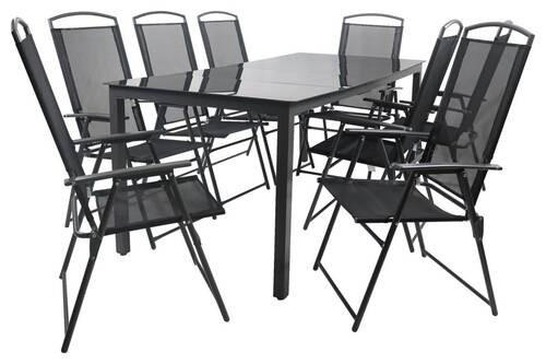 UTEGRUPP  - svart/antracit, Basics, metall/glas - Gardenson