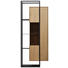 HÄNGEVITRINE in massiv Wildeiche, Balkeneiche Eichefarben - Eichefarben/Schwarz, MODERN, Glas/Holz (69,4/172,8/41,1cm) - Valnatura HÄNGEVITRINE in massiv Wildeiche, Balkeneiche Eichefarben - Eichefarben/Schwarz, MODERN, Glas/Holz (69,4/172,8/41,1cm) - Valnatura