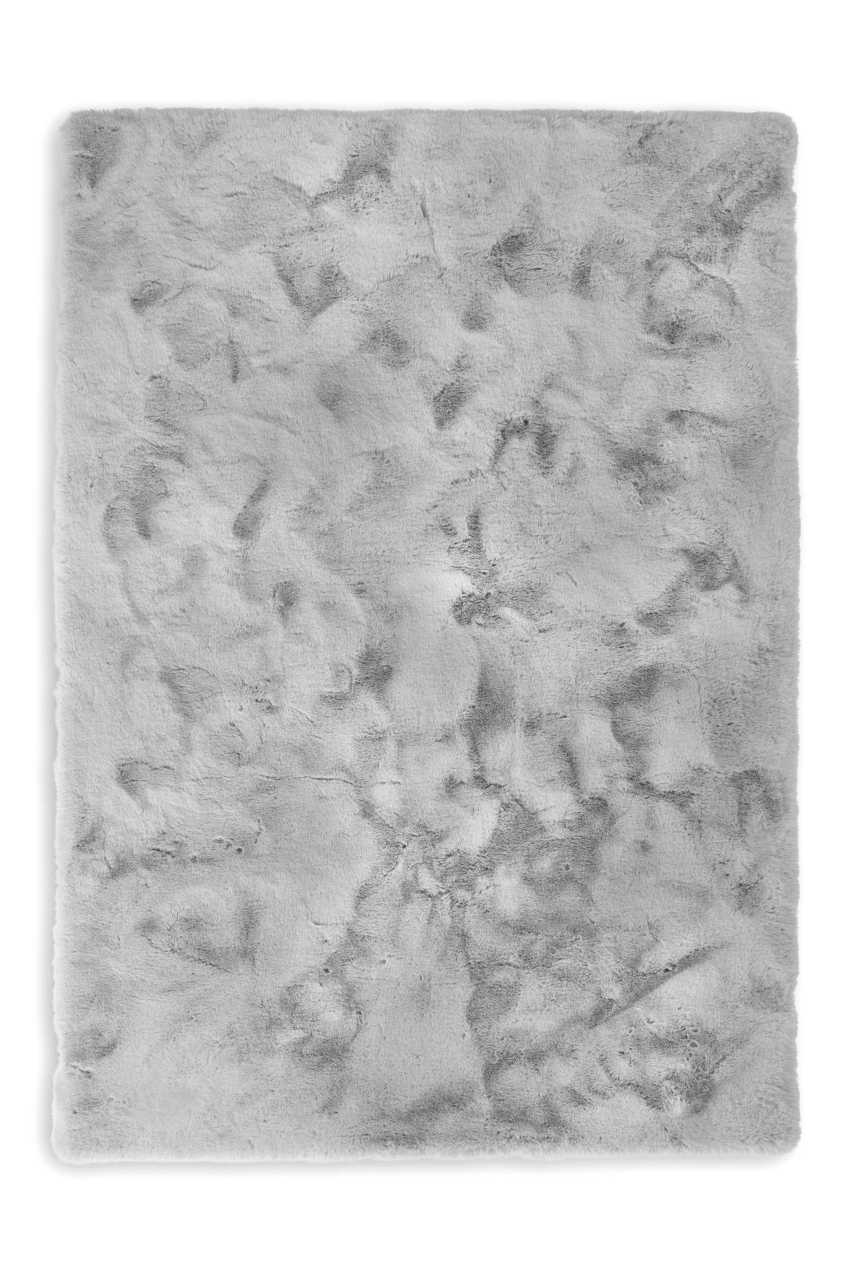 FELLTEPPICH 80/150 cm Silberfarben  - Silberfarben, Basics, Kunststoff/Textil (80/150cm) - Schöner Wohnen