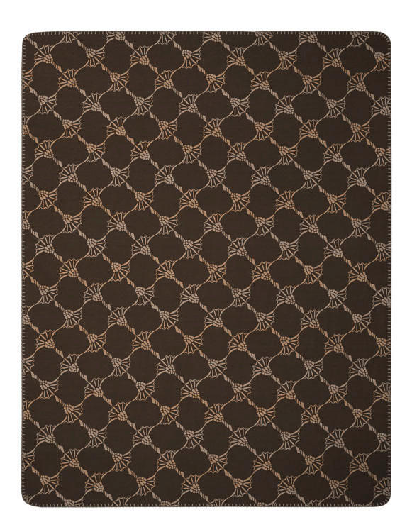 WOHNDECKE CORNFLOWER ALLOVER 150/200 cm  - Dunkelbraun, Basics, Textil (150/200cm) - Joop!