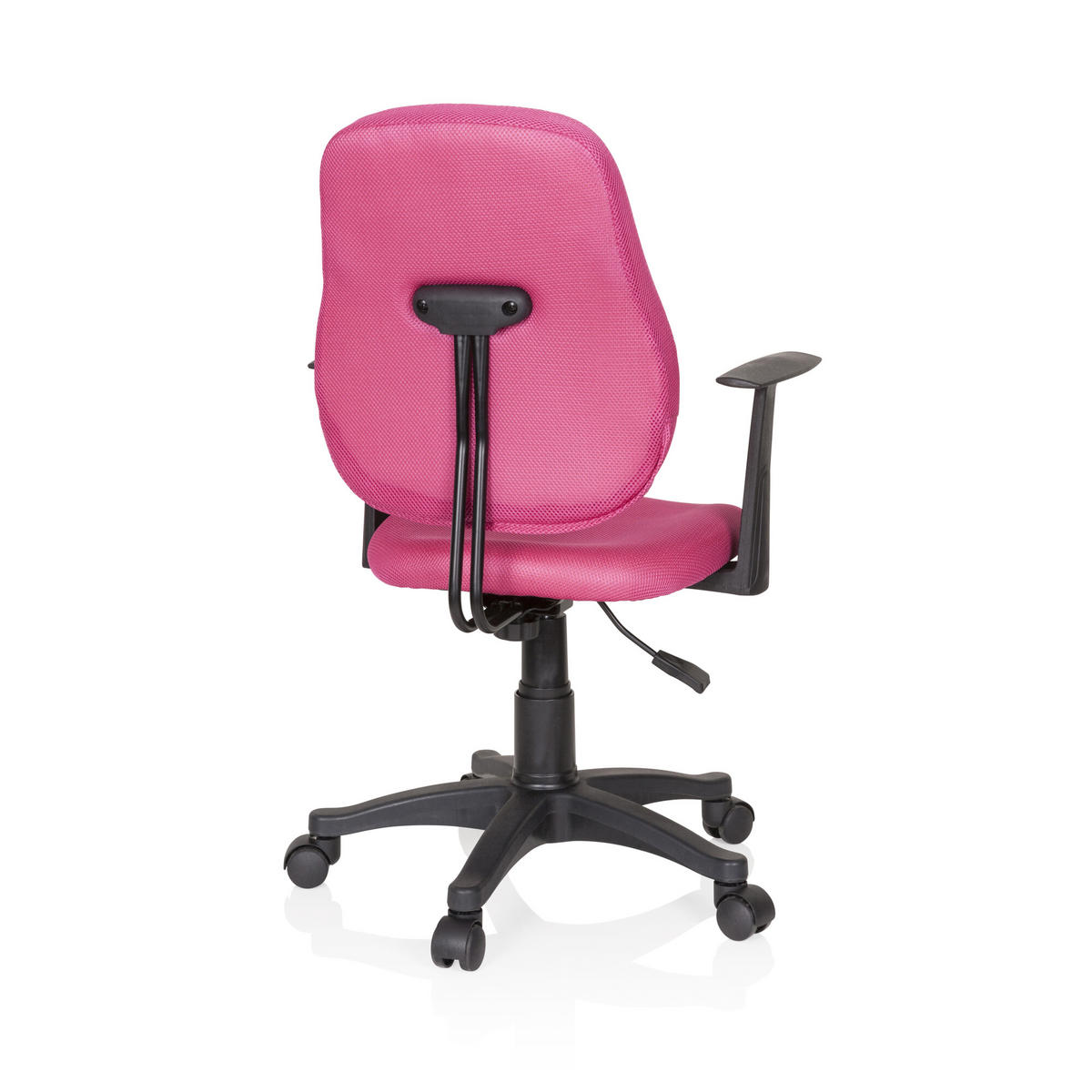OTOČNÁ ŽIDLE PRO MLADÉ, šedá, pink - šedá/pink, Basics, plast (56/89-99/50cm) - MID.YOU