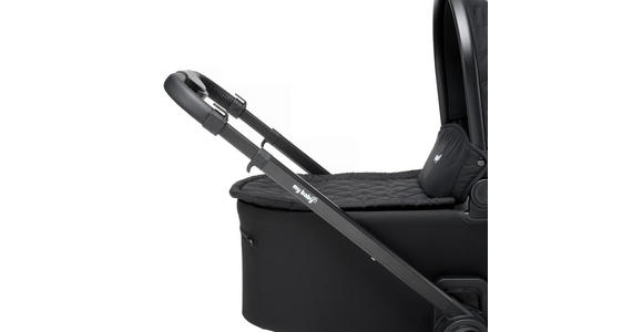 KINDERWAGENSET  - Schwarz, Basics, Textil/Metall - My Baby Lou