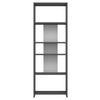 REGAL  56,9/160/25 cm Anthrazit, Grau  - Anthrazit/Grau, Design, Holzwerkstoff (56,9/160/25cm) - Livetastic