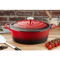 FŐZŐEDÉNY 4,75 l  - piros, Basics, fém (5.5kg)