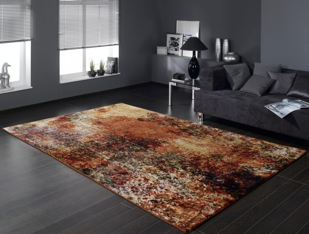 WEBTEPPICH 65/130 cm Megaglance Inferno Multicolor  - Multicolor, Basics, Textil (65/130cm) - Novel